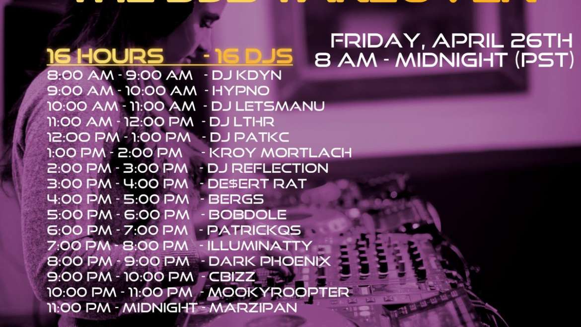 Diesen Freitag – THE DJS TAKEOVER!